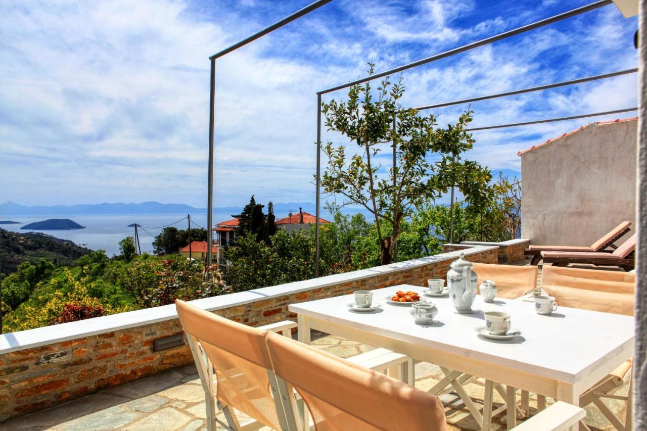 Villa Lemonia Glossa Esterno foto