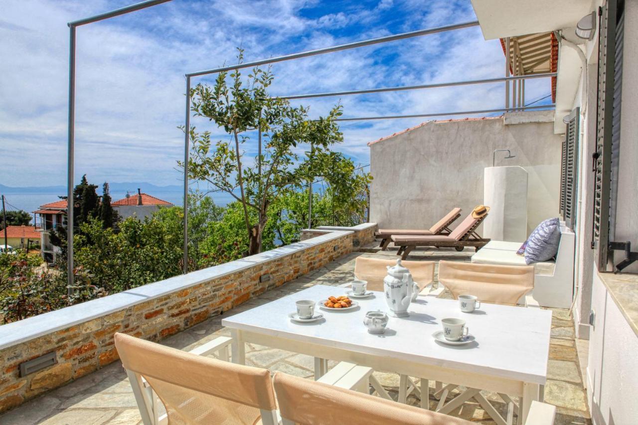 Villa Lemonia Glossa Esterno foto